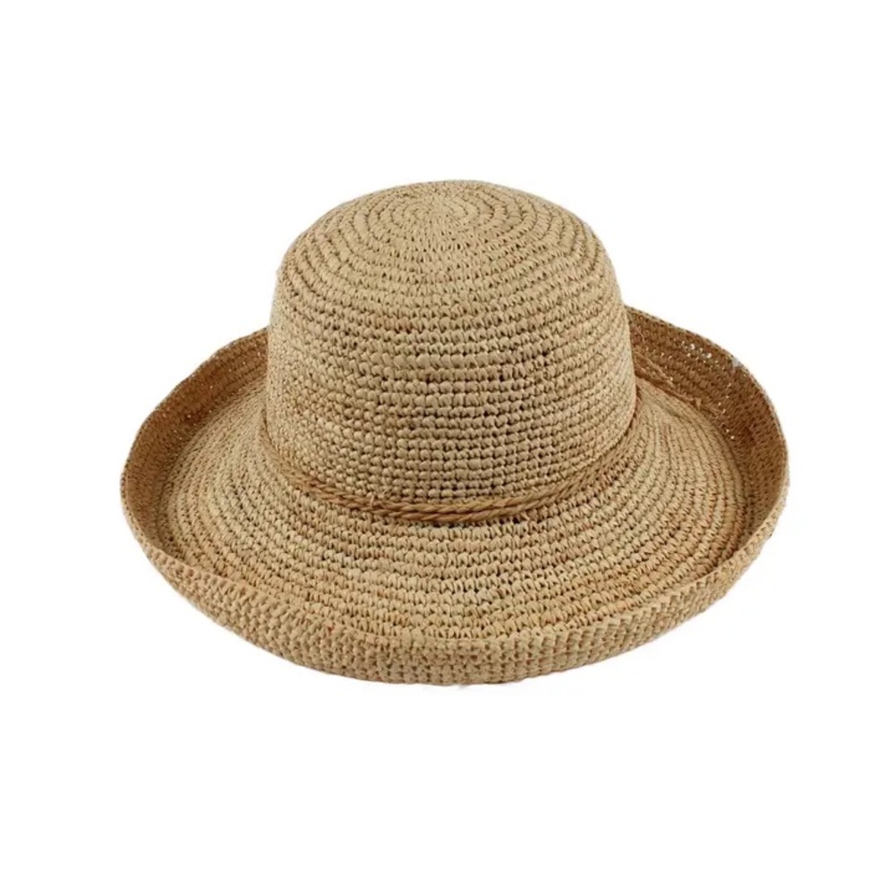 Maui Mini Raffia Bucket Hat - NWT